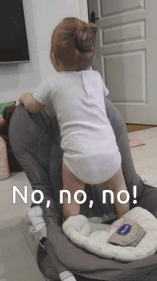 No! Baby Tantrums GIF