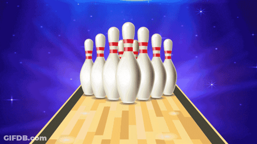 No Bowling Pin Remains GIF