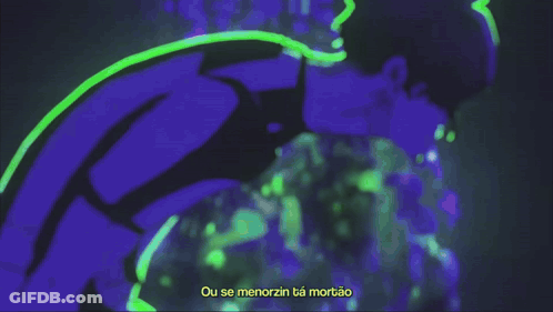 No Campo Ponto De Equilibrio Purple And Green Background GIF