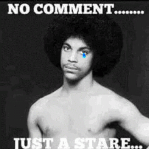 No Comment Crying Prince Stare GIF