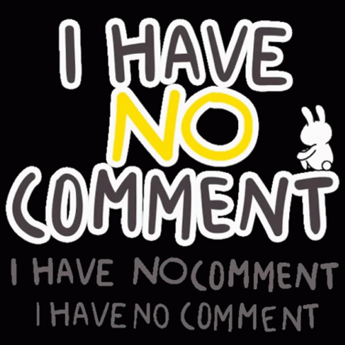 No Comment Cute Bunny Rabbit GIF