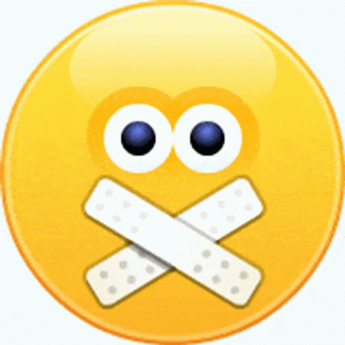 No Comment Emoji Band Aid GIF