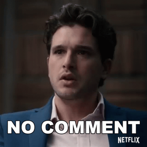 No Comment Kit Harington GIF
