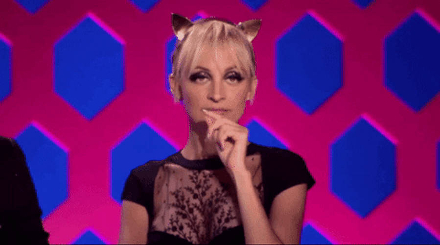 No Comment  Nicole Richie Zipper Lip GIF