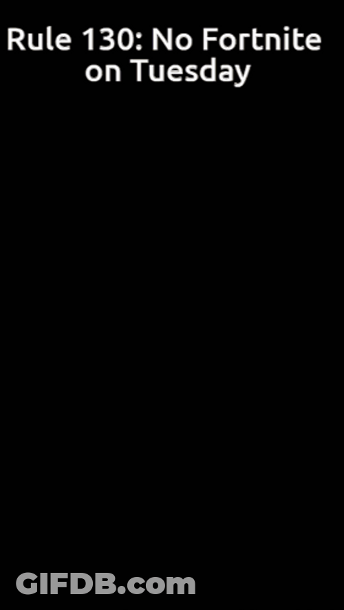 No Fortnight On Tuesday Meme GIF