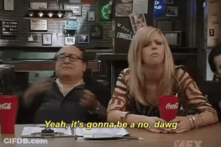 No From Me Dawg Danny DeVito GIF