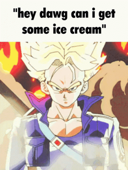 No From Me Dawg Dragonball Ice Cream Request GIF