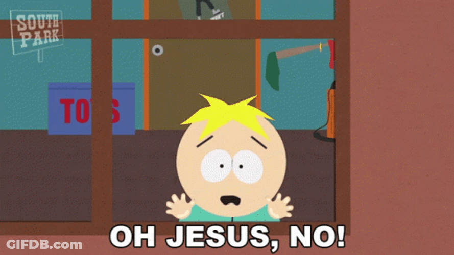 No God No Butters Stotch GIF