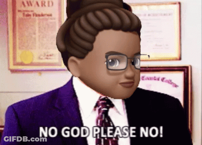 No God Please No Avatar Face GIF