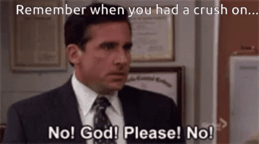 No God Please No The Office Crush GIF