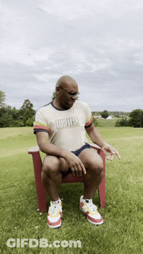 No Hair Man Mosquito Attack GIF