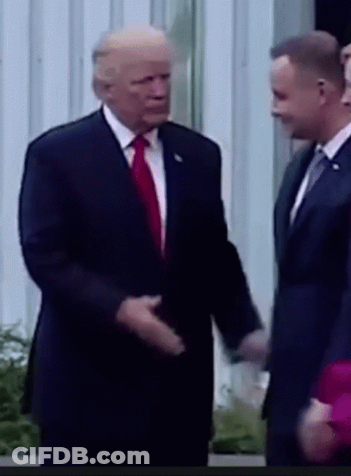 No Hand Shake Donald Trump Wwe GIF