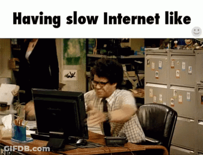 No Internet Man Got Angry For Slow Internet GIF