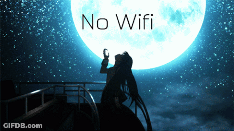 No Internet Over The Moon GIF