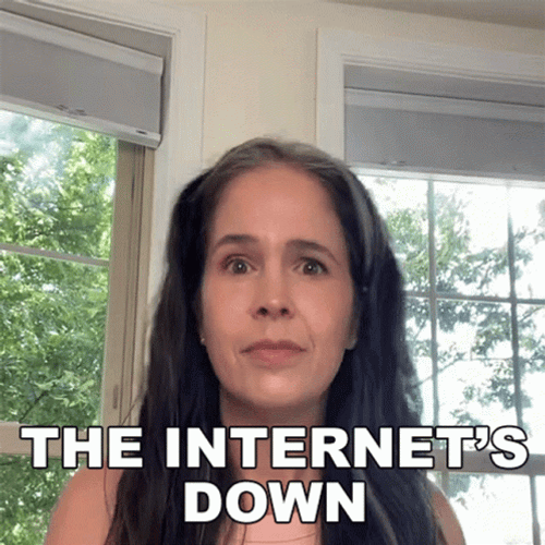 No Internet Rachel English GIF