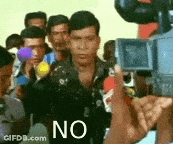 No Irritated Vadivelu GIF