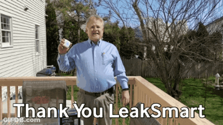 No Leak No Overflow Thank You Leaksmart GIF