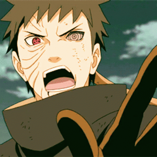 No Mask Obito Uchicha Angry GIF