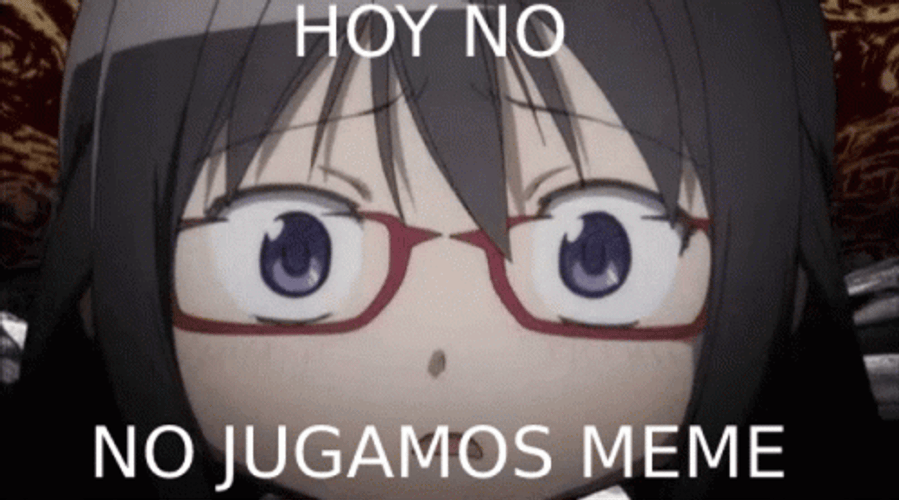 No Meme Anime Girl Homura Akemi GIF