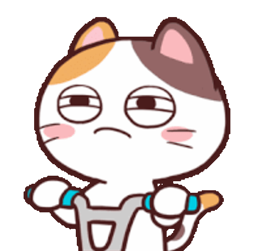 No Meong Sticker GIF
