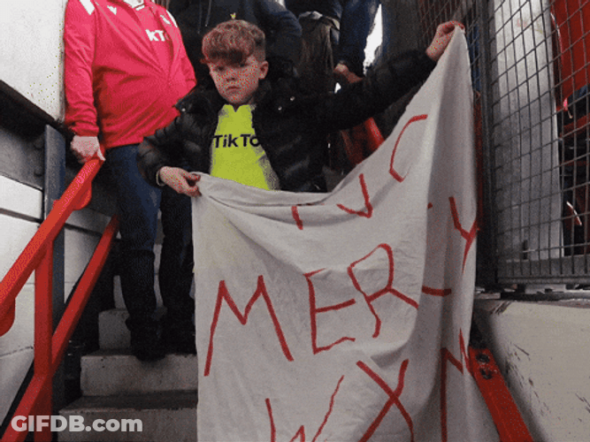 No Mercy Wrexham Banner GIF