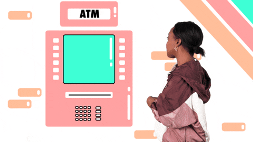 No Money ATM Machine GIF
