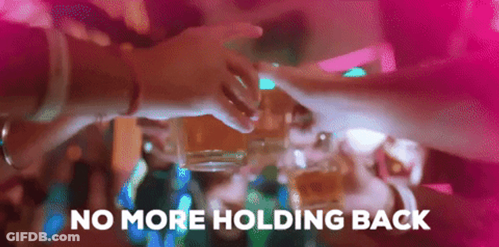 No More Holding Back Two Shots Of Vodka GIF