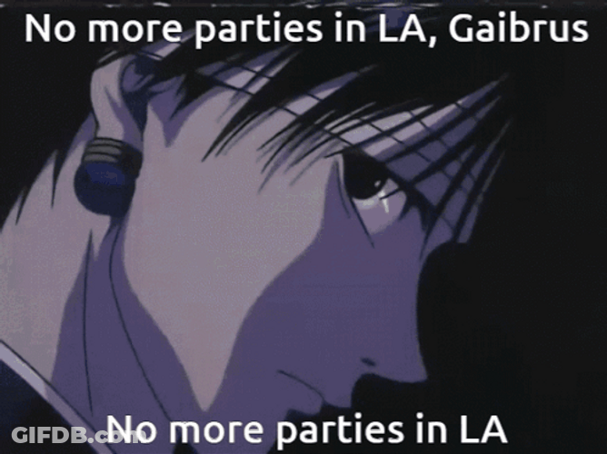 No More Parties In La Chrollo Lucifer GIF