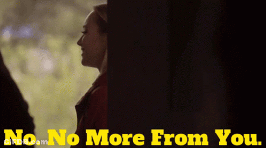 No No More From You Maya Bishop GIF