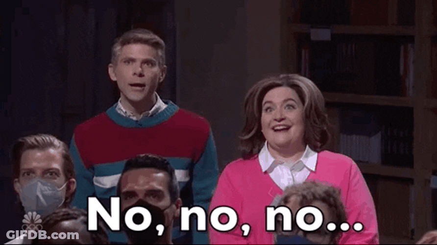 No No No Saturday Night Live GIF