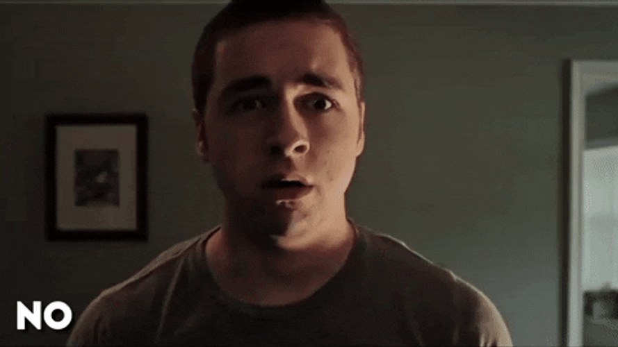 No No No Scared Film Riot GIF