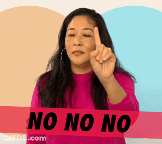 No No No Swiper No Swiping GIF