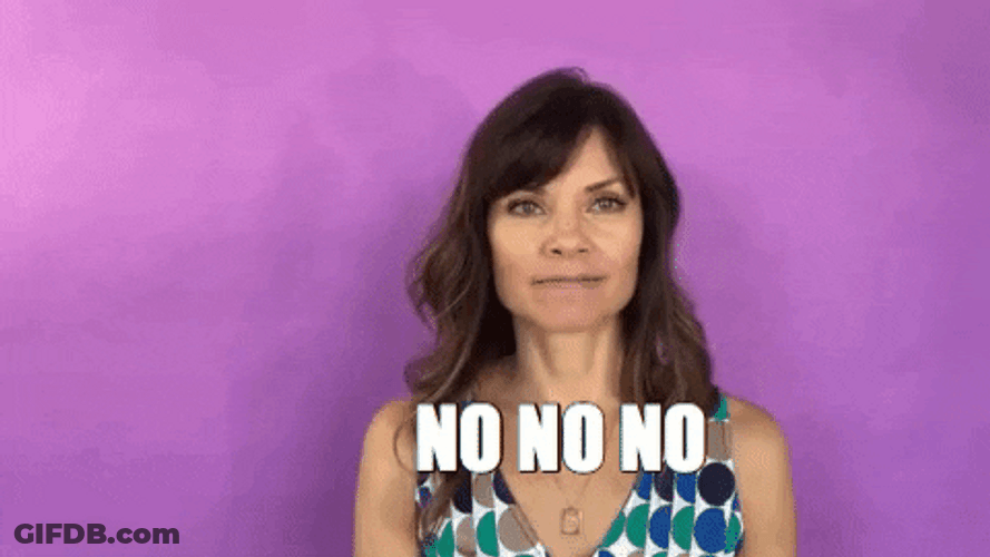 No No No Wendy Conrad GIF