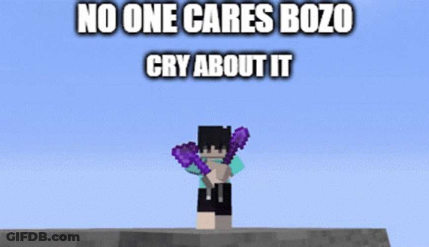 No One Cares Bozo Cry About It GIF