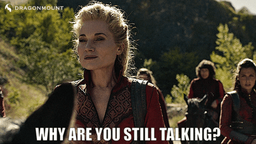 No One Cares What You Have To Say GIF