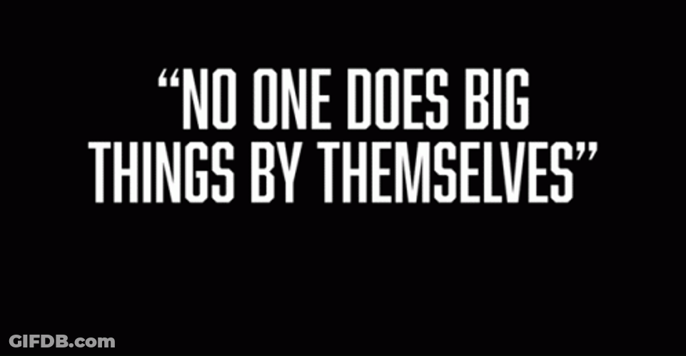 No One Does Big Teamwork Meme GIF