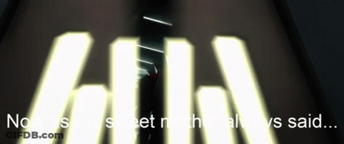 No One Sees What I Always Said Sign GIF