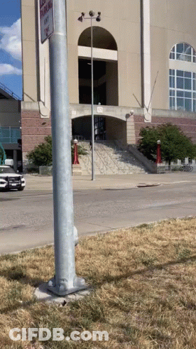 No Parking Sign On Pole GIF