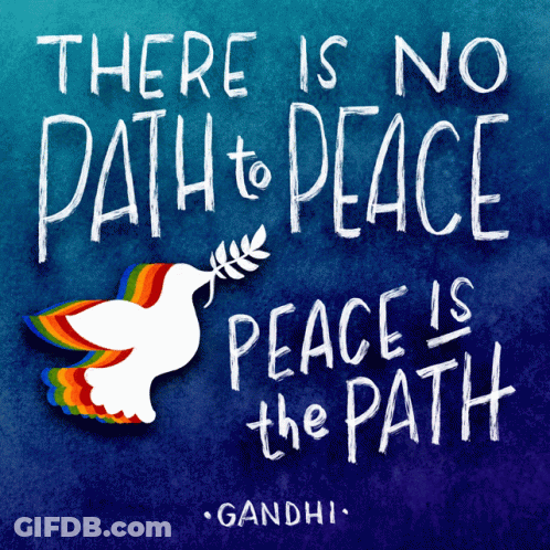 No Path To Peace Poster GIF