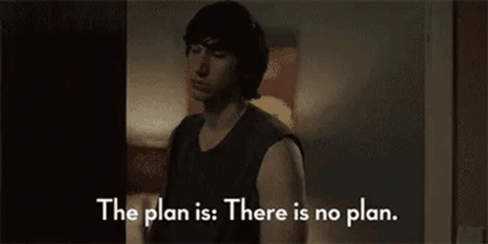 No Plan Nonchalant Adam Sackler GIF