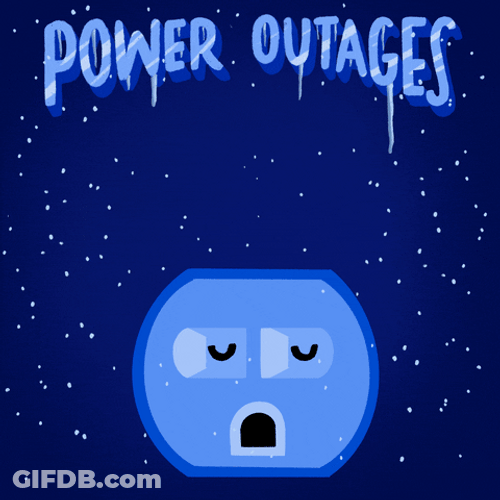 No Power Climate Change Digital Design GIF