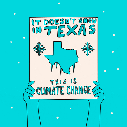 No Power Climate Change Placard Digital Art GIF