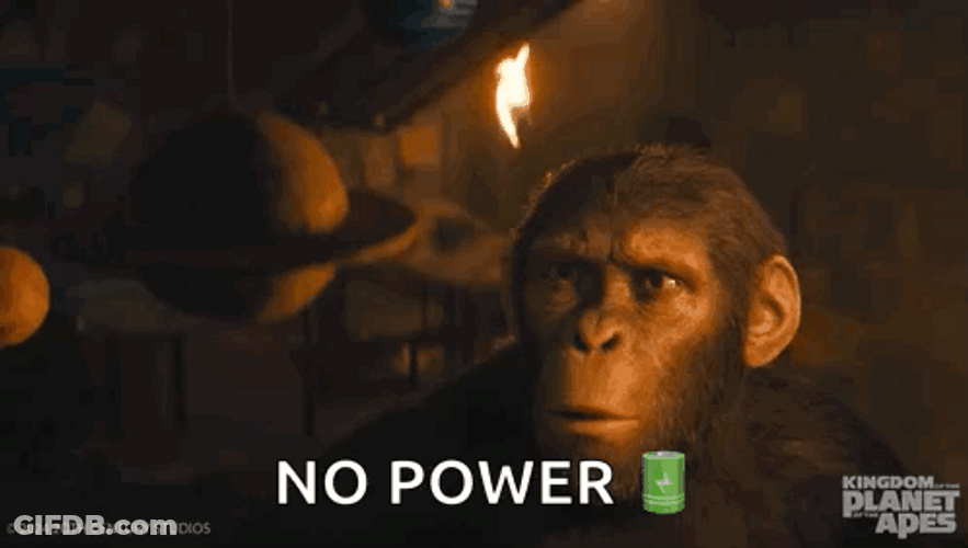 No Power Curious Noa Planet Of The Apes GIF
