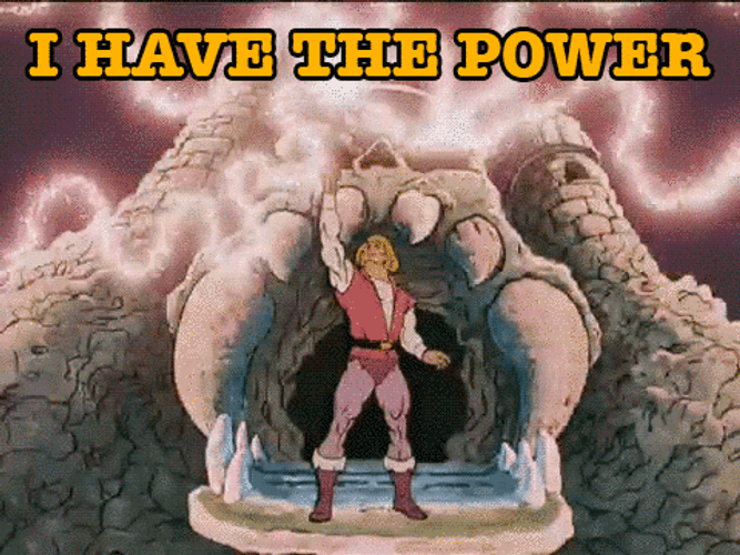 No Power He Man Unleashing Power GIF