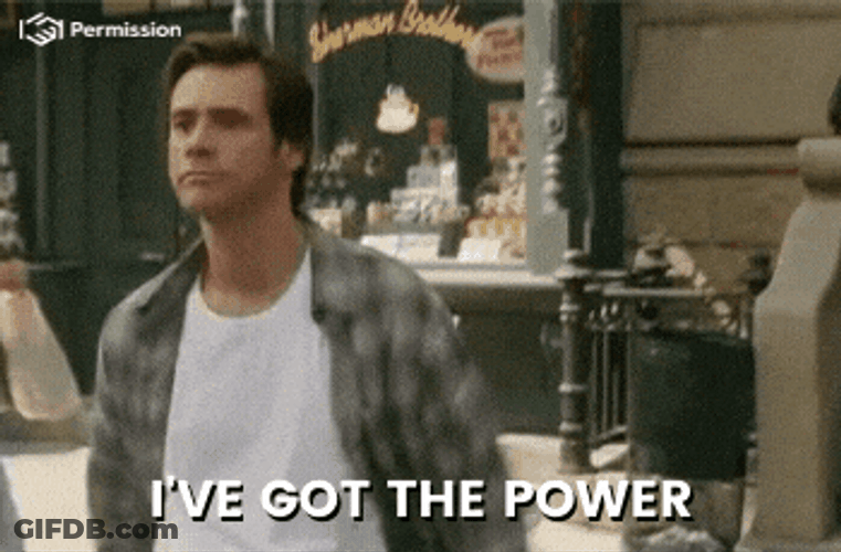 No Power Jim Carrey Got The Power GIF