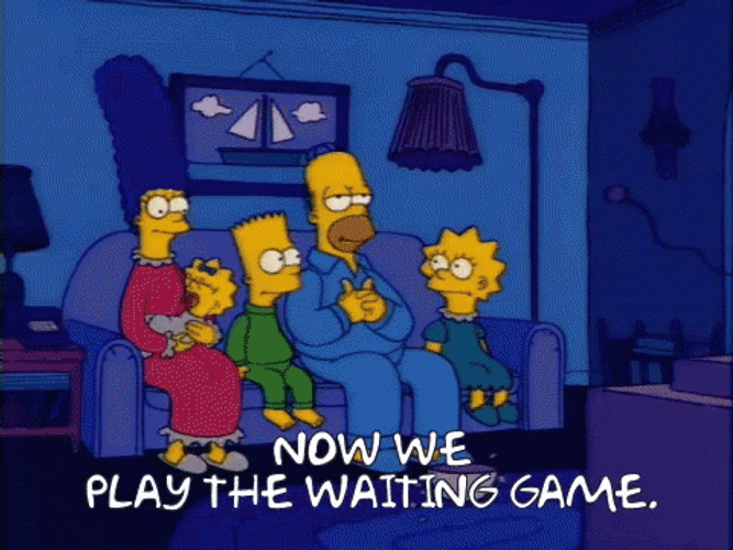 No Power The Simpsons Waiting For Power GIF