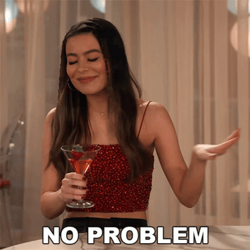 No Problem ICarly Carly Shay Miranda Cosgrove GIF