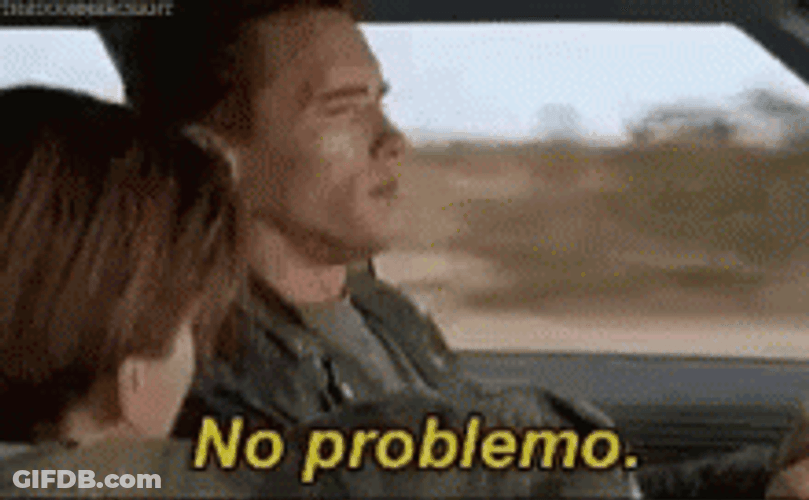 No Problemo Arnold Schwarzenegger Driving GIF