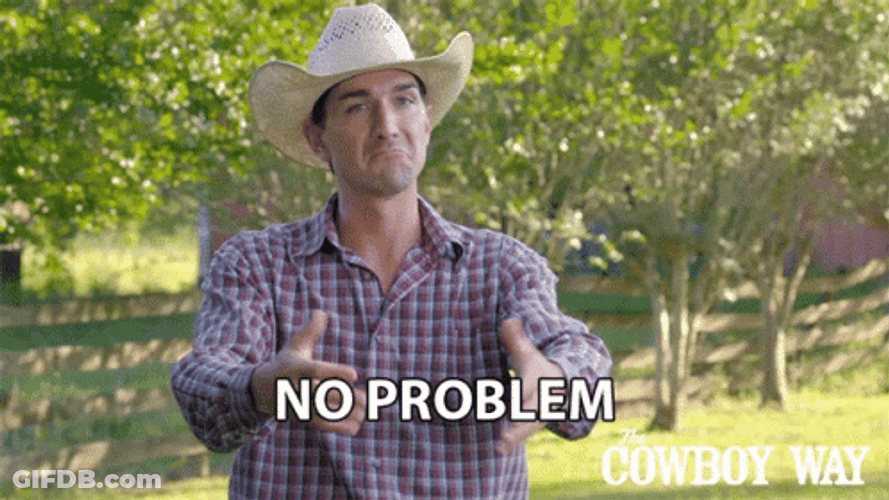 No Problemo Cody Harris GIF