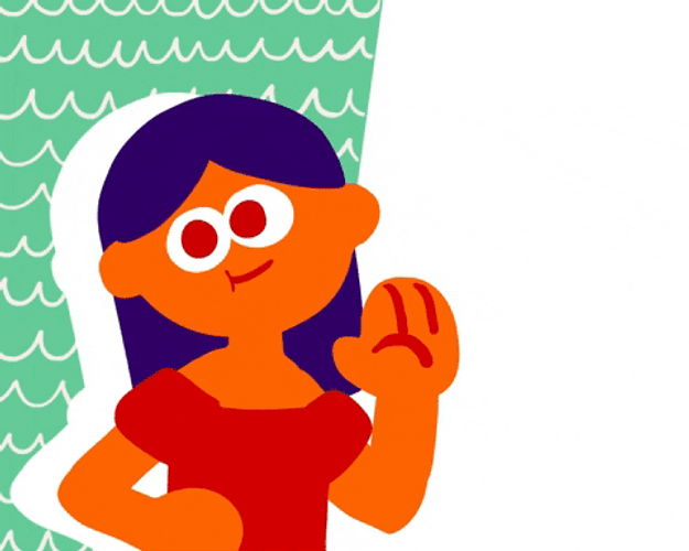 No Problemo Happy Female Cartoon GIF